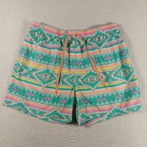 Chubbies Swim Trunks Mens XXL The En Fuegos 5.5" Inseam Lined Aztec Beach